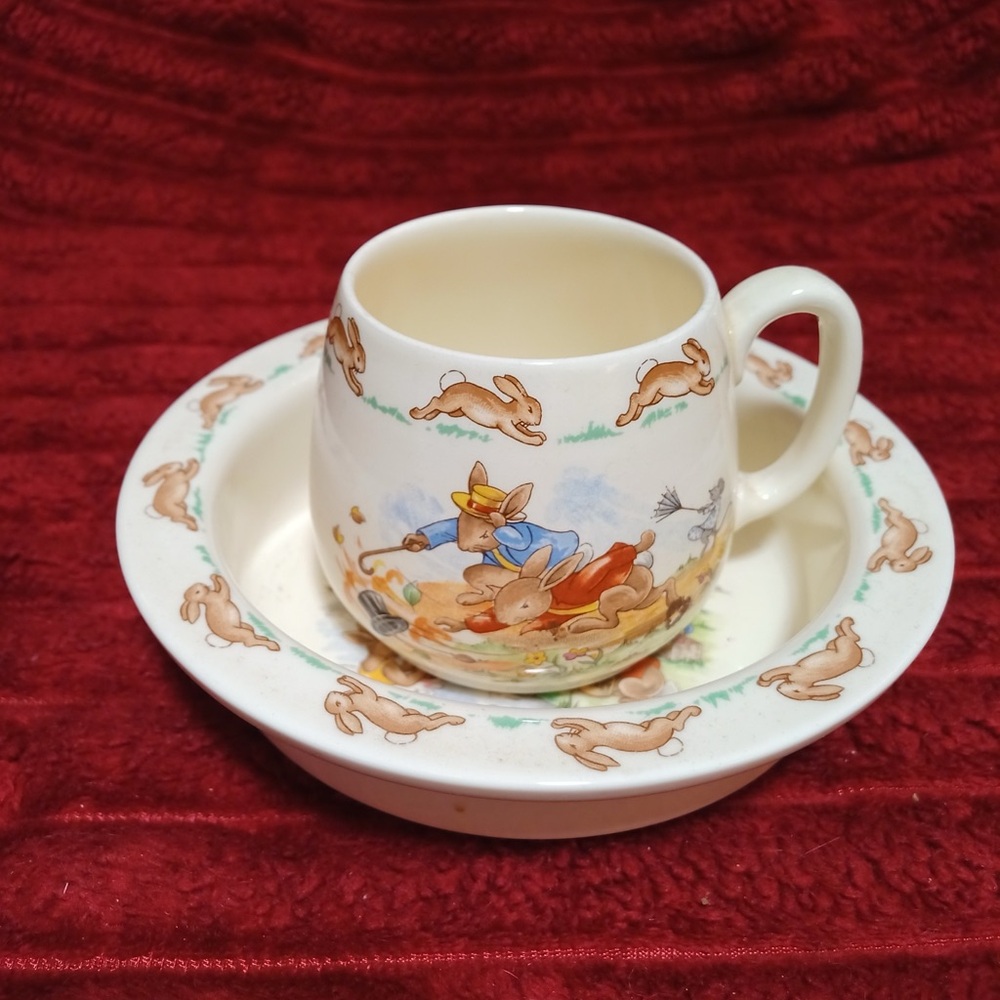 Bunnykins Vintage Cup and Bowl Set